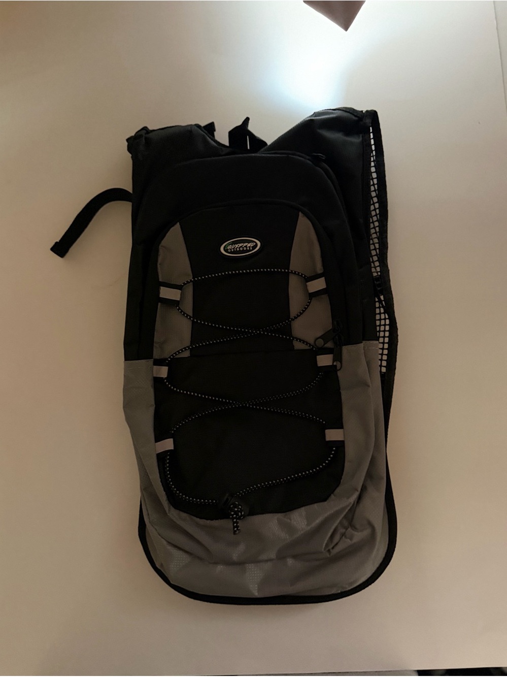 Outward Hound PoochPouch Backpack Carrier, Small Dog, Black/Gray Fabric